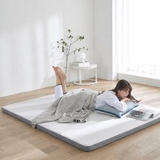 폼폼팩토리 국내제조 포근 탄탄한 사계절 돌침대용 보료 바닥매트 요 푹슬립 토퍼