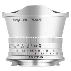 티티아티산 F2 어안 광각 렌즈 7.5mm, 소니 E(실버)