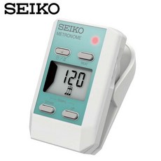 SEIKO DM51 DM-51節拍器 夾式節拍器 攜帶式節拍器 電子節拍器（台灣公司貨 保固1.5年）, 1個, 綠色, 綠色