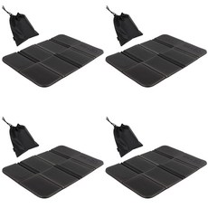 OH MY BOYFRIEND 攜帶型折疊登山墊, 4 個黑色 + 4 個小袋