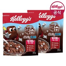 [켈로그] 시리얼 첵스초코 스노우초코볼 420g x 2개