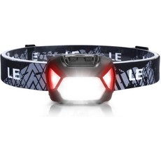Lepro 320015 배터리 구동 램프 1300Lux 슈퍼 브라이트 LED 야외 캠핑 하이킹 사냥 정전 비상 허리케인을 위한 IPX4 방수 라이트, Black-1 Pack, 1