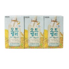서강유업 오트밸리 우유, 250ml, 3개