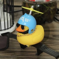 汽車尾翼 改裝 迷你尾翼 創意個性裝飾 小黃鴨摩托車 碳纖維 通用小尾翼 汽車潮品 汽車用品, 1個, 10藍色隊長鴨