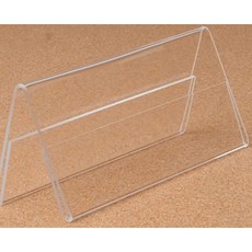 매장 상품안내 가격표 진열대 양면 전시꽂이 120x50mm