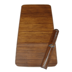 MSM 美思夢 台灣竹炭桂竹涼夏蓆 雙人 透氣吸濕排汗 涼爽舒適, 棕色