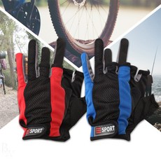 니즈플리 메쉬소재 블루 3컷 오픈핑거장갑 손보호장갑 오토바이장갑 핑거리스장갑 바이크장갑