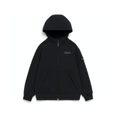 NATIONAL GEOGRAPHIC KIDS N214KFT230 우븐 본딩 트레이닝 F-ZIP CARBON BLACK