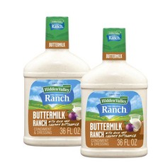 히든벨리 버터밀크 랜치 샐러드 드레싱 앤 토핑 Hidden Valley Buttermilk Ranch, 2개, 1.06L