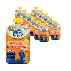 Earth's Best Organic Yogurt Smoothie Pouches 24+ Months Immune Support Fruit Yogurt Smoothie fo, 1개