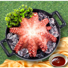 [세척손질 자숙문어] 데친 제수용 문어 1마리 삶은 문어숙회, 1박스, 800g 내외 [중대]