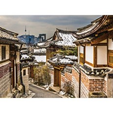 서울타워가 북촌의 거리 1000조각 조각퍼즐 보이는 직소 27145PC 1(PC), 1개