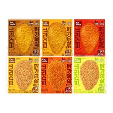 [랭킹닭컴] 잇메이트 크리스피 닭가슴살 6종 혼합, 90g, 24개