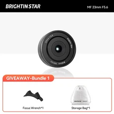 소니 E 니콘 Z 카메라용 Brightin Star 23mm F5.6 광각 미러 카메라 인물 렌즈, 02 니콘 Z, 02 Black Bundle 1