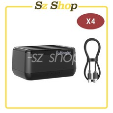 aMagisn Insta360 X4 三充充電座 可收納記憶卡, 1個, X4 充電底座 AMag