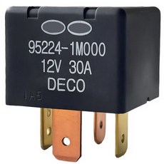 95224-1M000 12V 30A 4핀 4-블레이드 큐브 파워 릴레이 언더후드 정션퓨즈 박스2009-2013 기아 포르테포르테 쿱 2009-2012 쏘렌토 2011-2017 현대