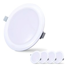 씨티오 LED 다운라이트 15W, 주광색, 5개