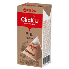 클릭유 서울우유 커피 24p, 200ml, 48개