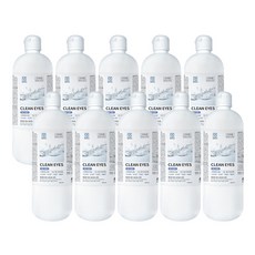 깨끗한아이 렌즈 식염수 500ml 20개 10개 드림 하드 소프트 세척액 용액
