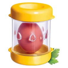 自動剝蛋器 廚房小工具 水煮蛋去殼分離器, 1個, 黃色
