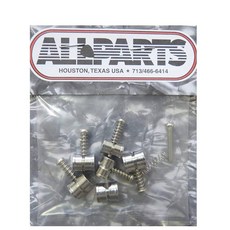 Allparts Mustang 銀色琴橋弦鞍六顆套組 適用於Jazzmaster吉他改裝 提升音色與演奏手感, 1個