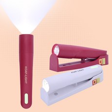 코아프 LED 휴대용 비상조명등 Q마크 랜턴 손전등 노래방 소방손전등, 흰색, 1개