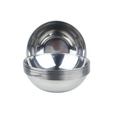 업소용 스텐그릇 후지 비빔기 비빔그릇 스텐비빔기, 10개, 비빔기(소 18cm)