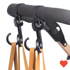 소품걸이 다목적 유모차 가방걸이 후크형 수납 연결