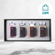 [70년 전통 손봉훈 명품 천일염] 솔트레인보우 4종세트, 1개, 120g