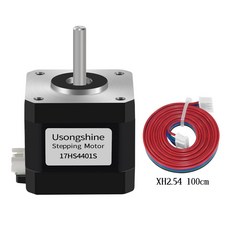 42BYGH 프린터 스텝퍼 CNC 17HS4401 3D 38MM 타각기 48MM NE 34MM 조각기 모터 60MM, 5PCS, 17HS4401S XH2.54
