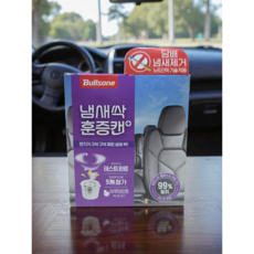 불스원 냄새싹 훈증캔 플러스 담배냄새 제거용 탈취제 아쿠아민트향, 5g, 1개