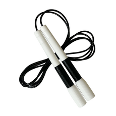 나리아 화이트라벨 미끄럼방지 조절캡 줄넘기 라지, 블랙, 1개