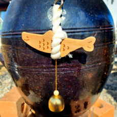 캠프탑 집들이 개업선물 원목 액막이명태 이사 명태인형, 명태( 메세지카드,상자포함), 1set