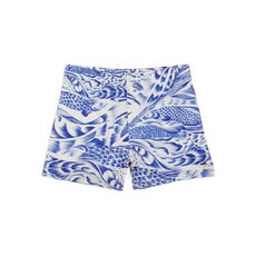 오스클렌 피라루쿠 프린트 스윔 쇼츠, 블루계열+화이트계열