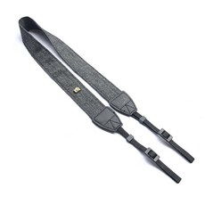 復古相機肩帶 棕色/黑色 SY-CMRw2 掛脖背帶, 1個, 黑色