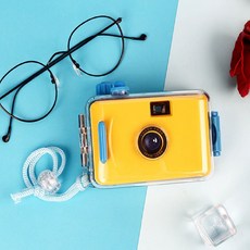 사진기 가메라 토이 감성 필름 레트로 방수 80560PC 1(pc), 옐로우, 1개, 옐로우