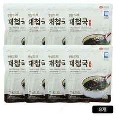 [홈쇼핑] 섬진강 국내산 재첩국, 8개