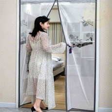 왼스토어 현관 자석 모기장 100x220cm 방충망현관