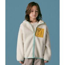 무신사 스탠다드 MUSINSA STANDARD KIDS 후디드 쉐르파 플리스 재킷 자켓 [크림] MKBFJBK17-CR 475152