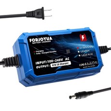 [ 1158363 ] 포르조이우아 42V 2A 배터리 충전기 DC5.5mmx2.1mm 커넥터 포함 18.5V 5S 리튬 팩 리튬이온 충전기