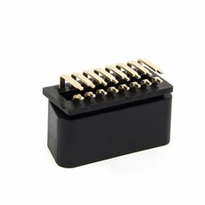 OBDII 90도 플러그 - 16핀 DIY 연결용 - 차량 진단 커넥터 모듈 (OBD2 규격)