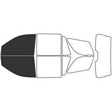 Rvinyl 쉐보레 타호 2021-2025와 호환되는 윈도우 틴트 키트 - 블랙 20% 싱글 플라이 기포 방지 필름 Do it Yourself 차량 전면 프리컷, Front, 앞면 - 20%