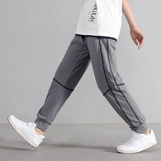 中大童束口防蚊褲 時尚兒童冰絲速乾褲 防蚊長褲 束口褲 兒童長褲 女童長褲 男童長褲