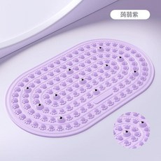 軟矽膠指壓板足底按摩墊, 紫色 - 貓爪實心液態軟膠45*75, 1個