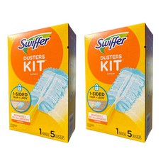 스위퍼 더스터 먼지떨이 스타터 키트 180 손잡이 30cm + 리필 5p, 혼합색상, 2세트