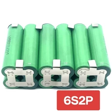 OK-18650MJ1 리튬이온 배터리 2s1p 1s3p 3s2p 4s2p 5s2p 6s2p 18650 파워팩 3500mAh 18V 드라이버 충전식, [07] 6S2P MJ1