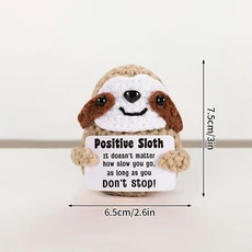 크로셰 포지티브 포테이토 데스크 액세서리 인형 선물 사무실 인테리어 데코 크리스마스, S28, as show, S28