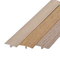 바닥재료분리대 T자 PVC 타일 마감재 바닥몰딩 마루 실버 90cm, 단풍나무 90cm