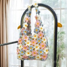 제니오숲 손으로 짠 꽃가방 DIY코바늘, D, 묵인하다