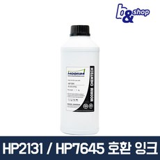 HP1112 HP1510 HP2130 HP2132 HP7645 프린터 호환 무한 리필 피앤씨(무림) 잉크, HP564 검정색 안료(PIG) 1L, 1개